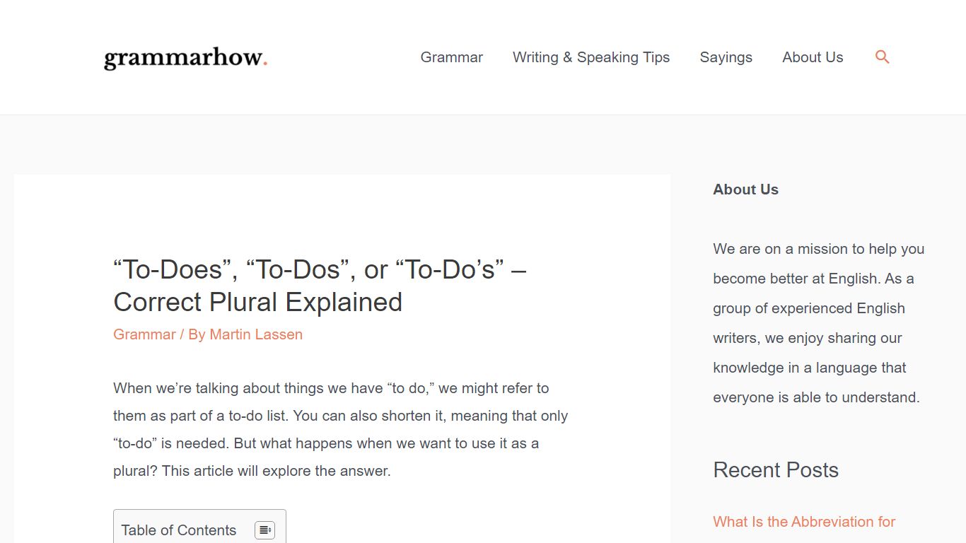 "To-Does", "To-Dos", or "To-Do's" - Correct Plural Explained - Grammarhow